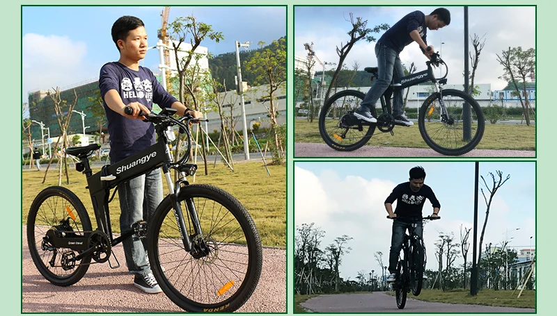 Perfect New products 26" folding mountain electric bicycle 9