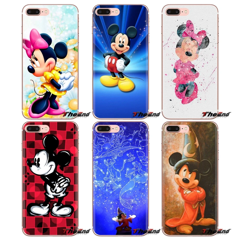 

Phone Housing For Huawei G7 G8 P7 P8 P9 P10 P20 P30 Lite Mini Pro P Smart Plus 2017 2018 2019 Animal Kissing Mickey Minnie Mouse