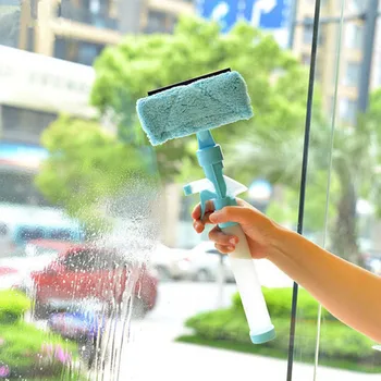 

New Spray Type Brushes Multifunctional Cleaner Helper Washing Tool Brush Glass Scraper Cleaning Glass Window Tool Artifact