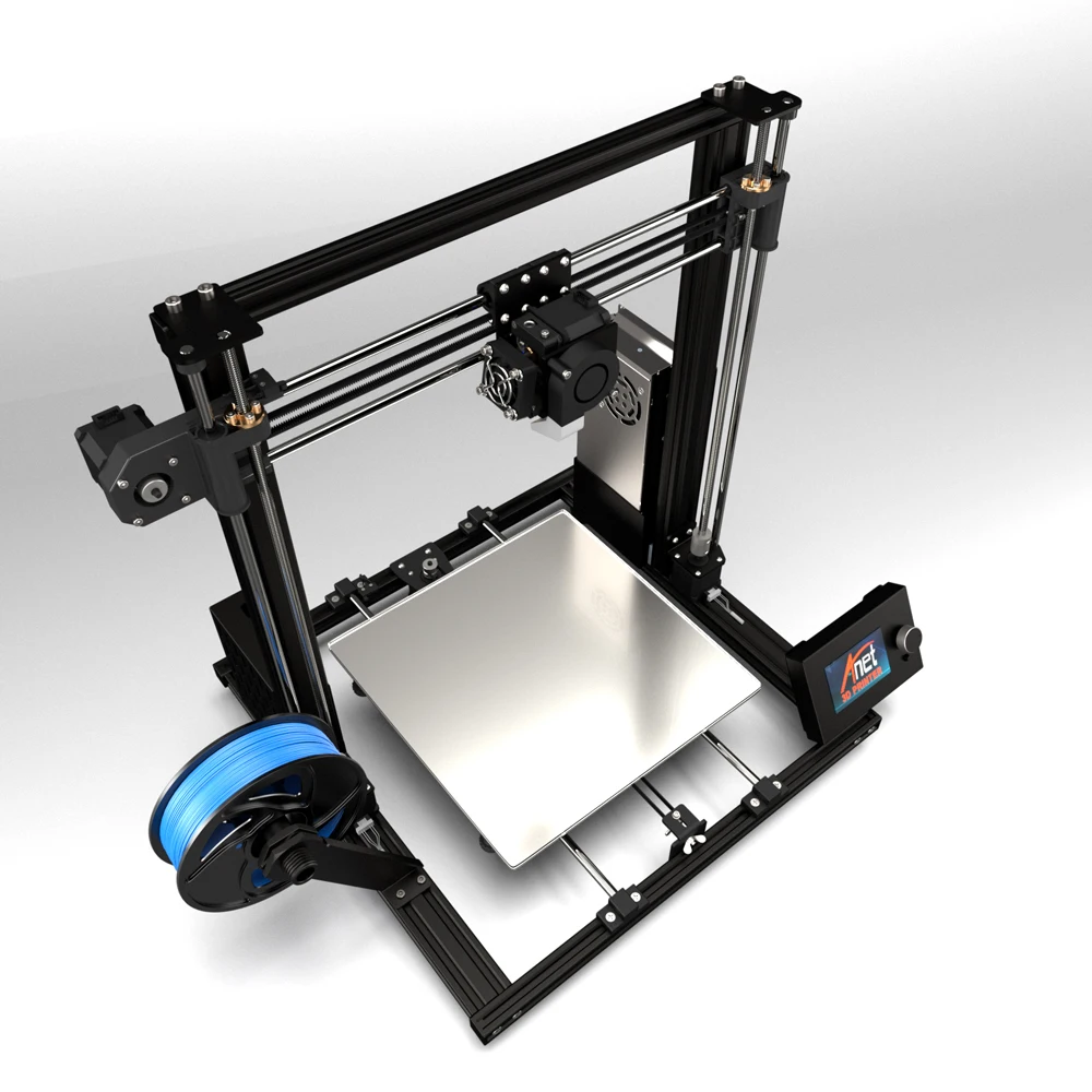 3D принтер Anet A8 Plus Reprap i3 улучшенный термопринтер со стеклянной панелью Impresora с