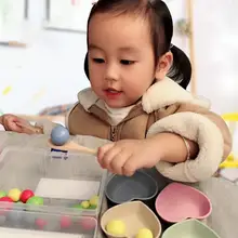 Multi-functional Baby Early Educational Toys Clip Beads Learning Wooden Toys Eating Grasping Ability Training baby walker four wheels multi functional go cart with musical piano writing board early learning educational first step car