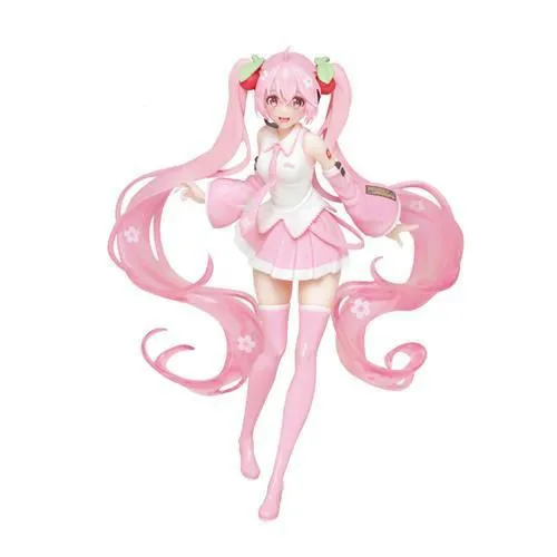 

2019 pink original miku Anime PVC Action Figure miku Card Captor toy model doll Decoration gifts