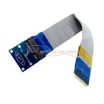 

cy Flexible Mini PCI Express PCI-e Mini Card Extender 52pin Male to Female Extension FFC