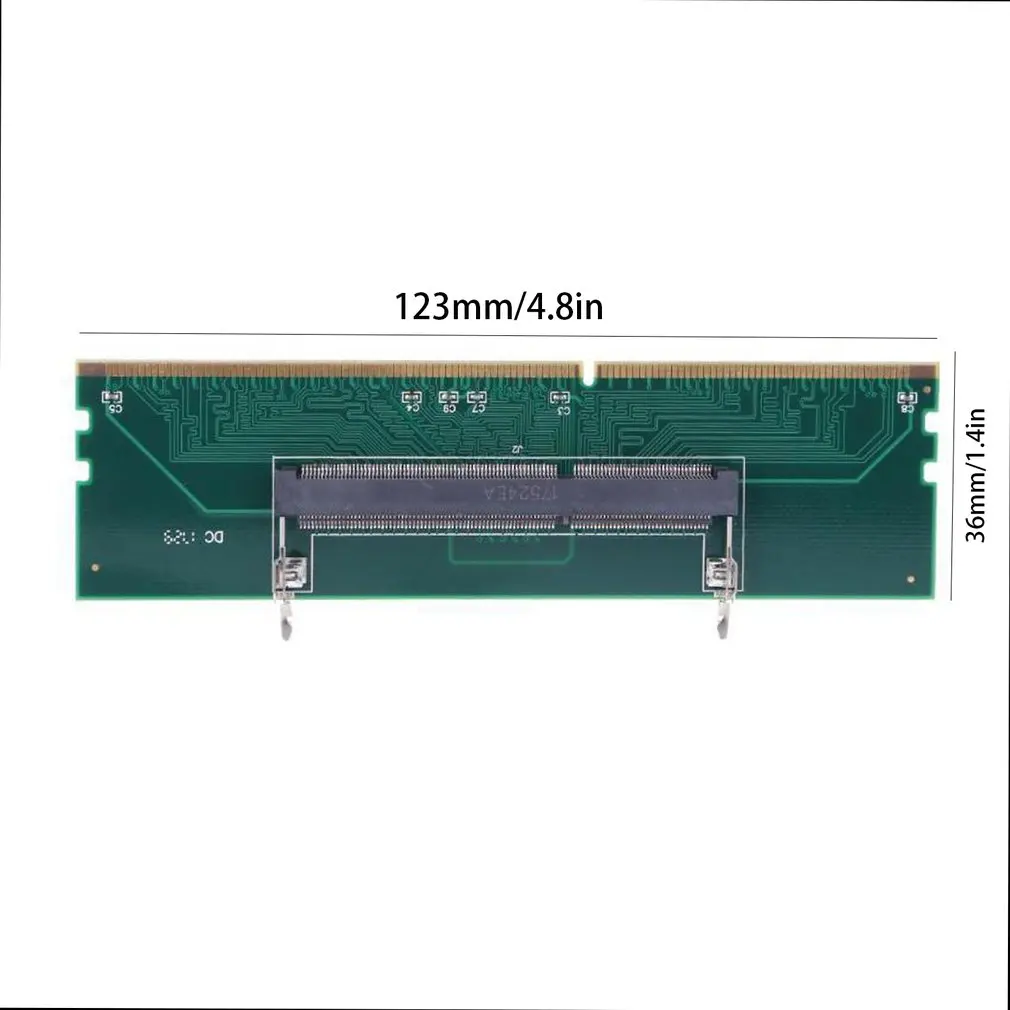 DDR3 ноутбук памяти на рабочий стол Разъем для карты памяти адаптер карты 240 до 204 P SO-DIMM до DIMM адаптер памяти аксессуары для компьютера