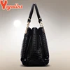 Yogodlns Women's bag luxury high quality classic crocodile pattern handbag brand designer large capacity shoulder Messenger Bag ► Photo 2/6
