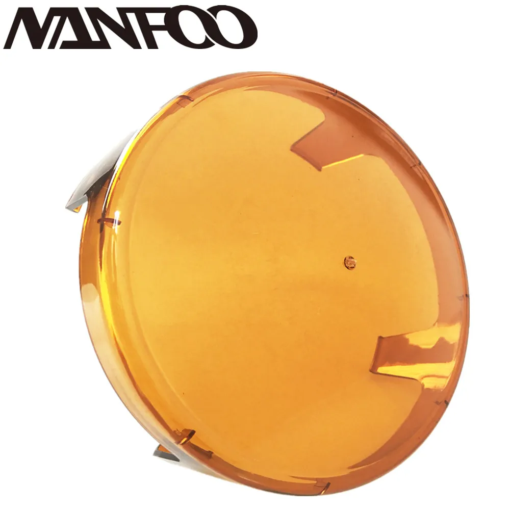 150mm Amber Lens Filter for LED Spotlight. Handheld/Scope Mount Light