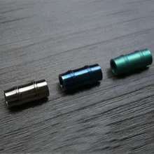 Бамбуковые титановые легированные бусины для ножей, аксессуары для повседневного использования, зеленые бусы на веревочке