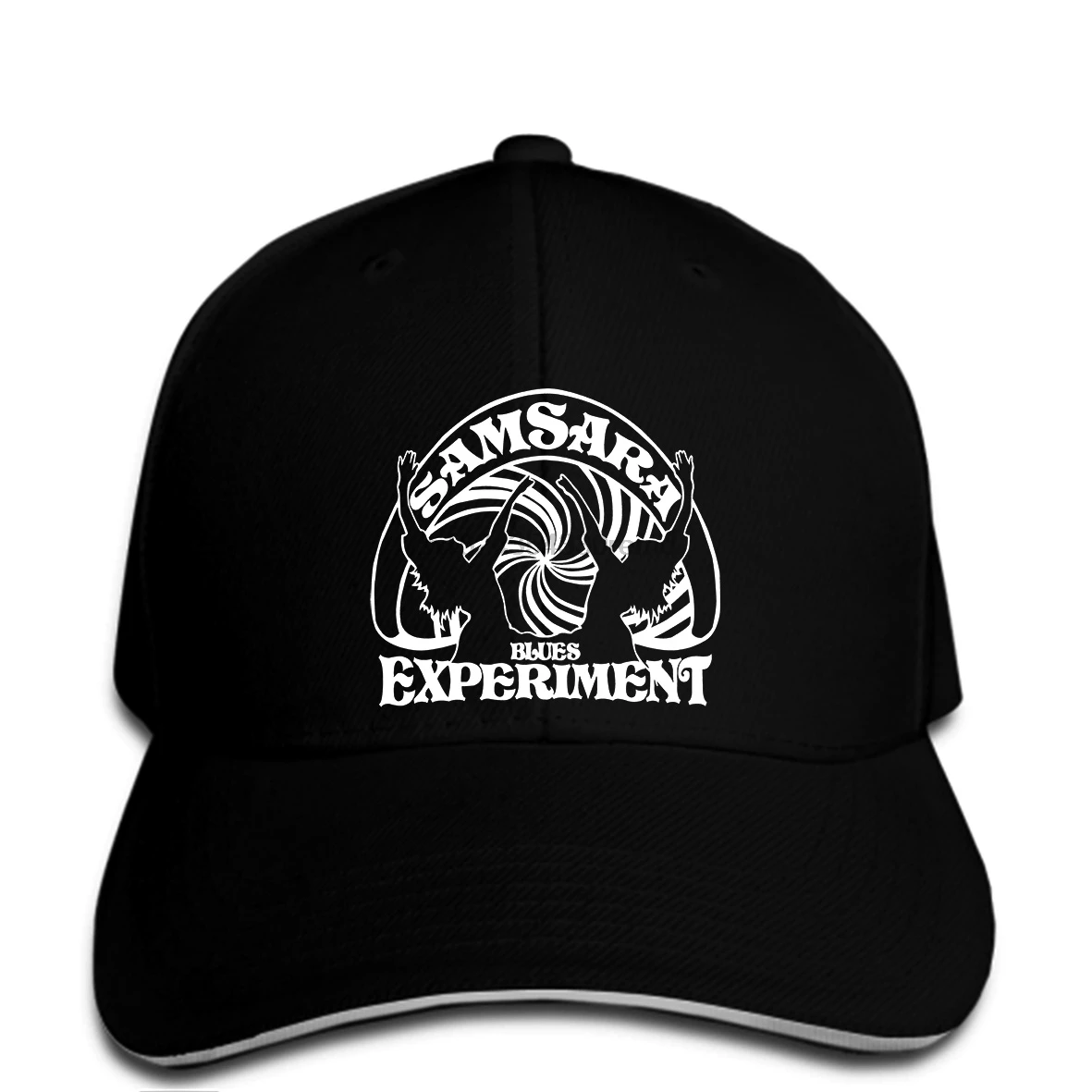 Хип-хоп бейсболки забавная мужская шапка Кепка черная Samsara Blues Experiment Hard Rock Band Hans
