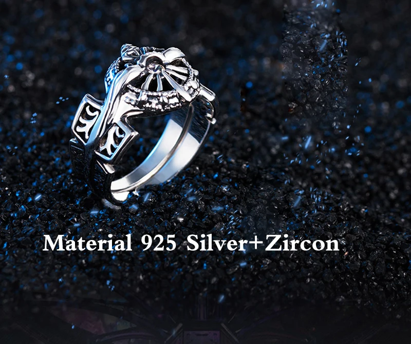 Final Fantasy Ring S925 Серебряный XV FF15 Noctis Lucis Caelum светильник кольца косплей ювелирные