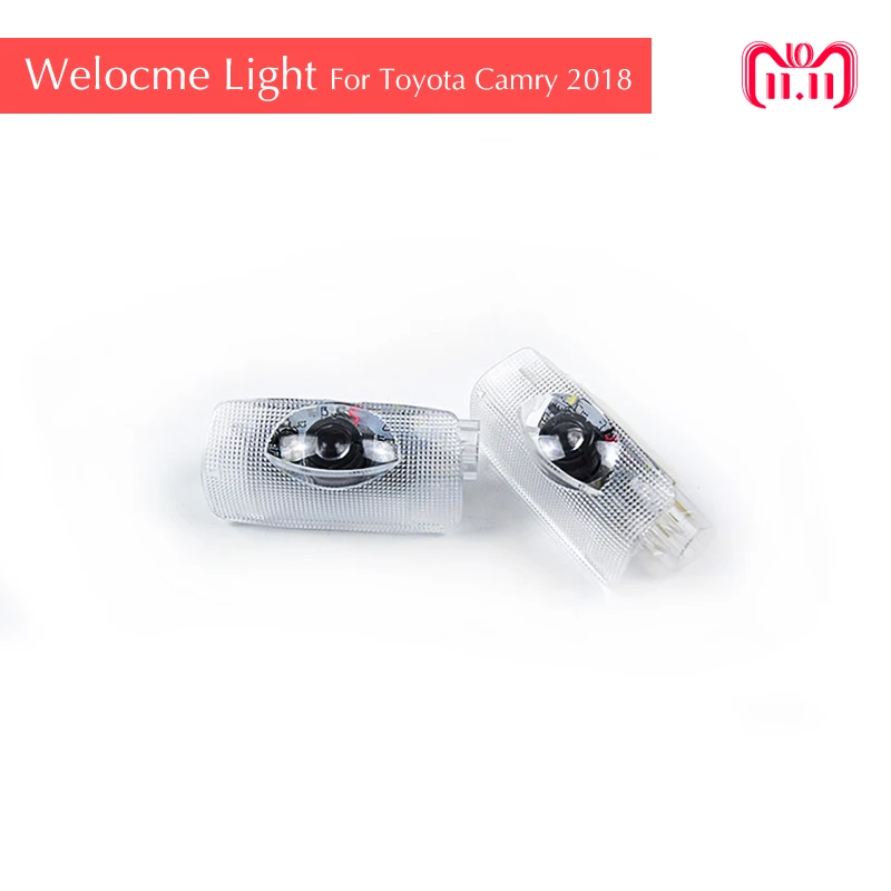 

Car Styling Car Door Welcome Light Lamp Lights Refit For Toyota Camry 2017 2018 XV70