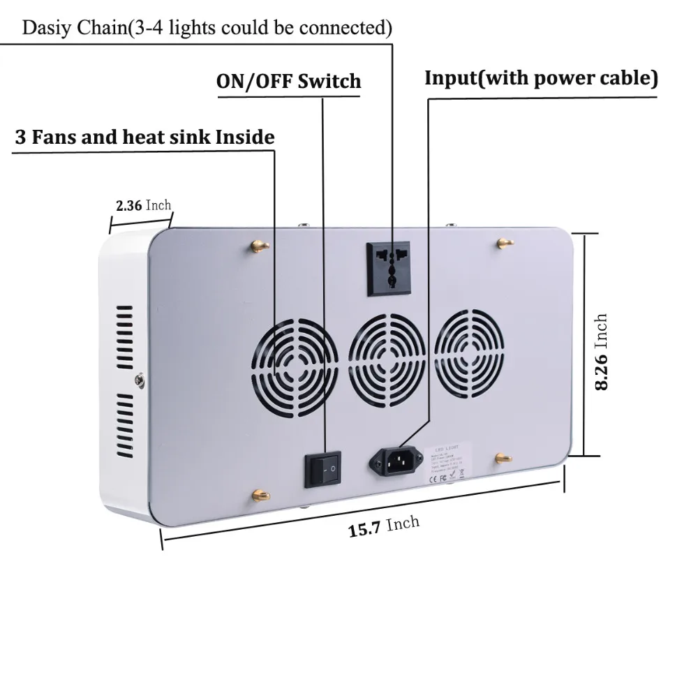 LAITEPAKE 900 W 1200 W 1500 W 1800 W 2700 W 3600 W COB светодиодный свет для выращивания растений в помещении и цветения