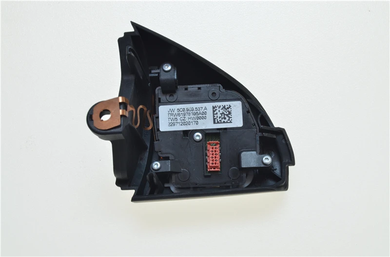 Interruptor de botón de Control del volante 5C0959537A/5C0959538B estilo del coche para VW Golf Jetta MKVI MK6 Eos Interruptor de botón de Control del volante 5C0959537A/5C0959538B estilo del coche para VW Golf Jetta MKVI MK6 Eos