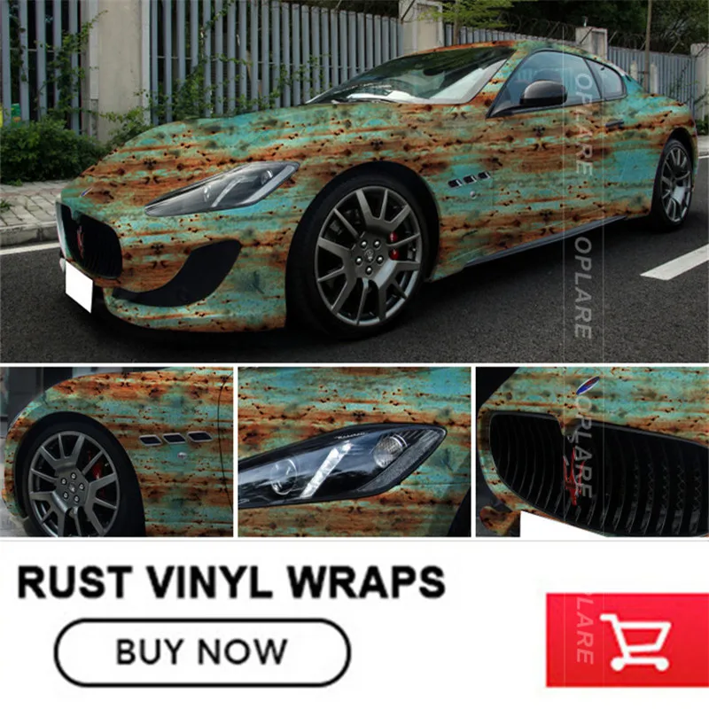 Iron Rust Vinyl Wrap Film For Car Wrap Rust style Wrapping Colored Car