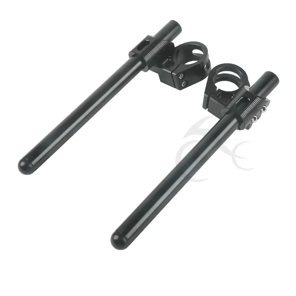 37 мм черный CNC зажим на ручке кафе гонщик для KAWASAKI NINJA 250R 2008 2012 2009 2010 11|Ручки