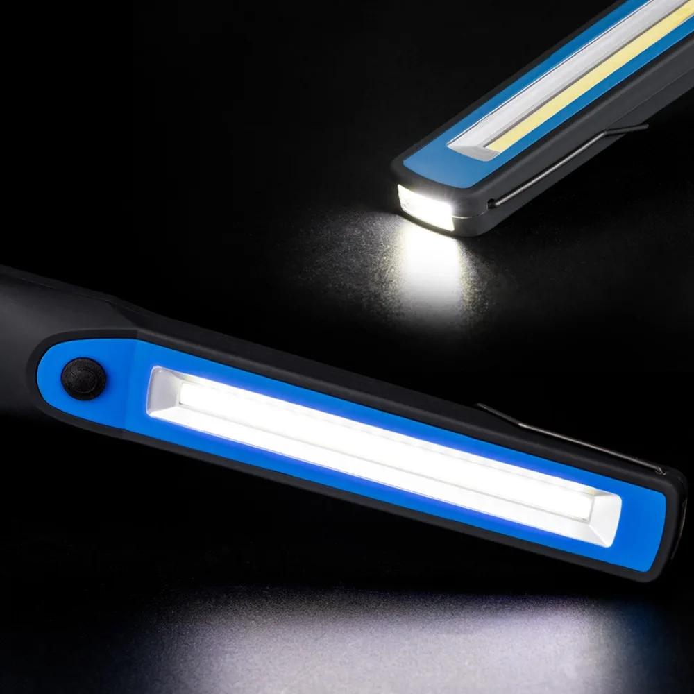 Светодиодный фонарик SANYI с USB зарядкой рабочий осмотр магнитный крючок карманный