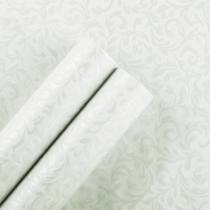 

50m*0.6cm Non-Woven European Style 3D Stereo Embossed Wallpaper Living Room TV Sofa Backdrop Wall Home Decor Wall Papers Roll