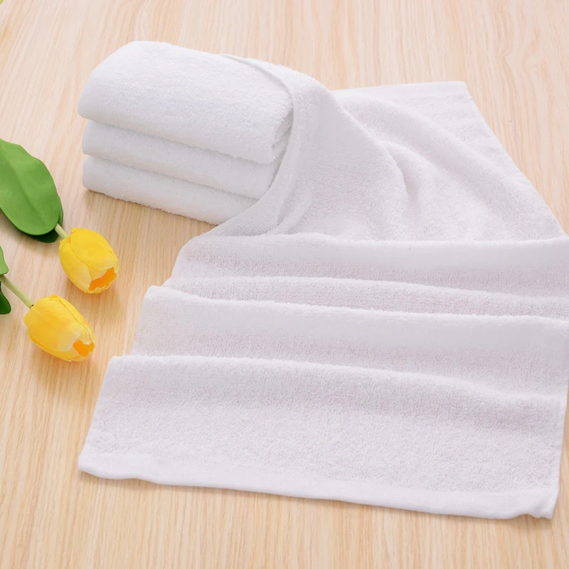 1pcs 32*70cm Soft Face Towel White Fashion Hand Towel Cotton Hair hotel