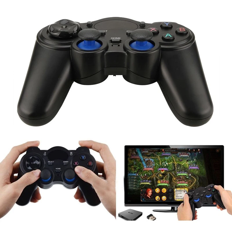 DOITOP 2,4G беспроводной игровой геймпад джойстик контроллер для PS3 tv Box Tablet PC GPD XD Android Windows 8/7/X с USB RF приемником