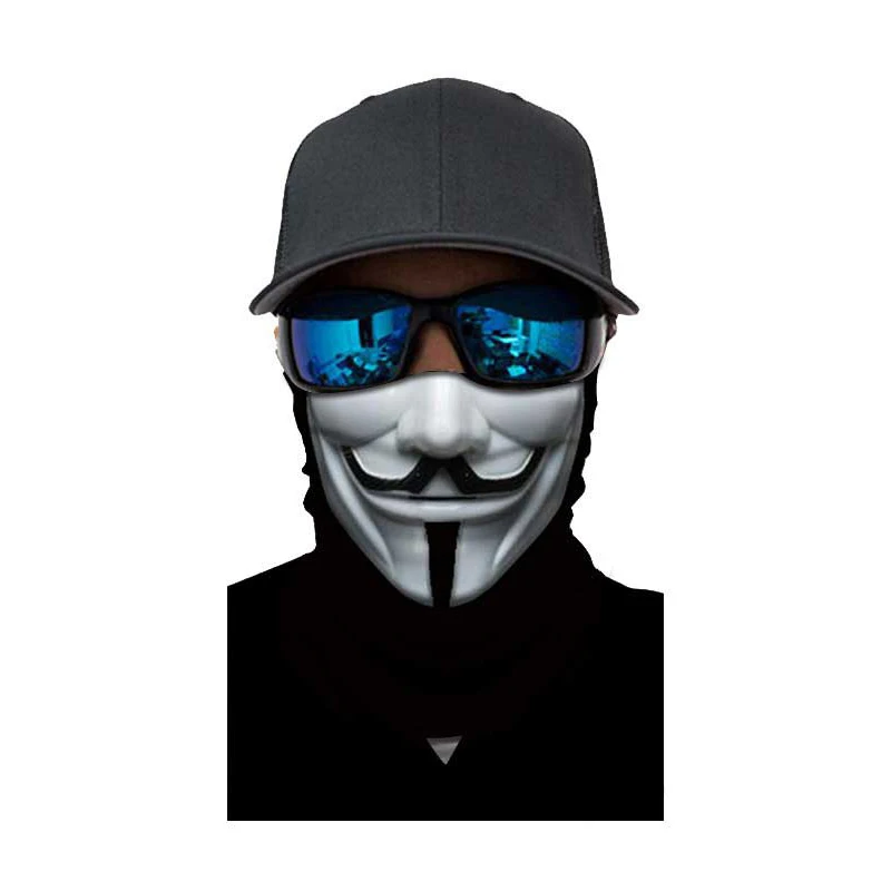 V for Vendetta» маска для лица летняя Ветрозащитная Балаклава маска от пыли шарф велосипеда Лыж Половина Бандана с изображением масок для лица маска для езды на велосипеде ИФС