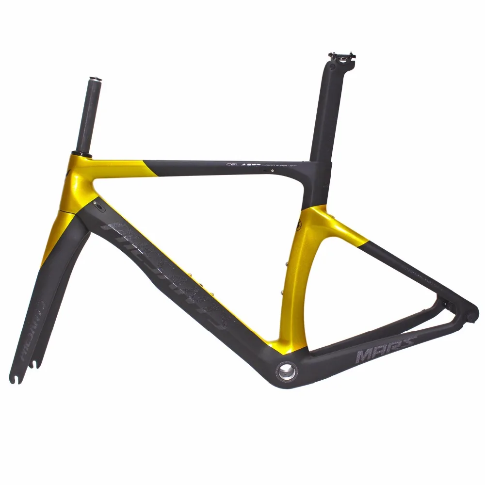 Flash Deal free shipping carbon road bike frame road cycling bicycle frameset oem brand frame clearance frame fork seatpost carbon frame 2