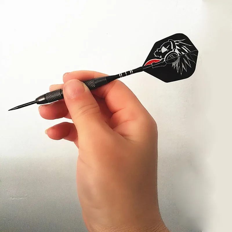 3pcs/set 20g Steel Tips Darts with Black Aluminum Shafts Harrow Point Wing Barrel Throwing Darts Accessories 