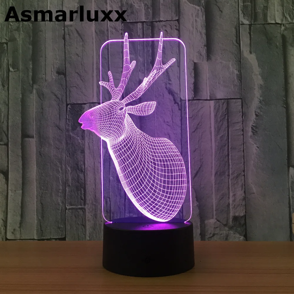 Asmarluxx 3d led lamp20034