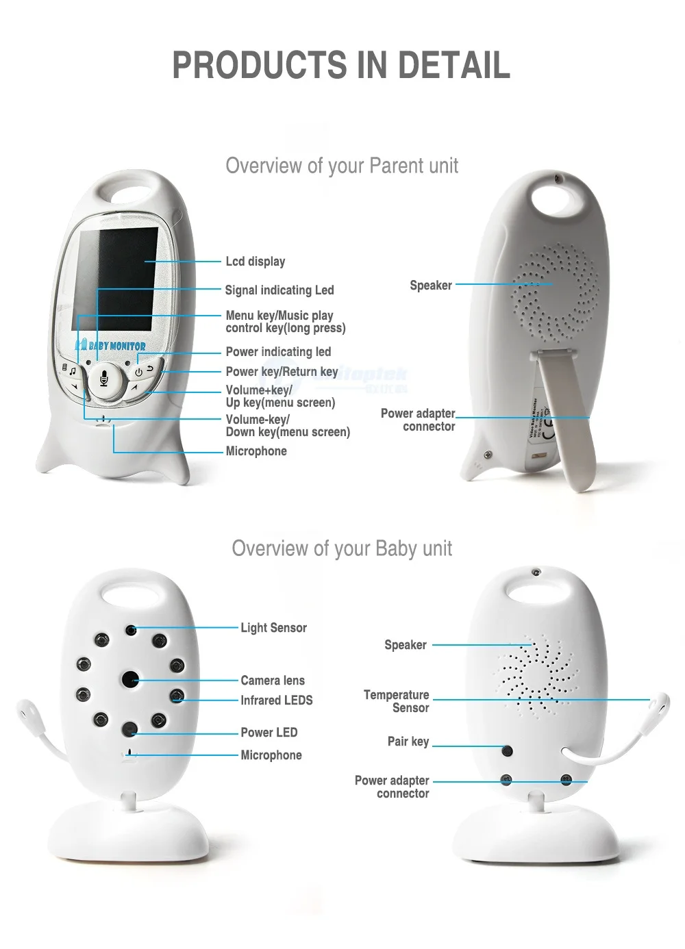 10 two way audio baby monitor 