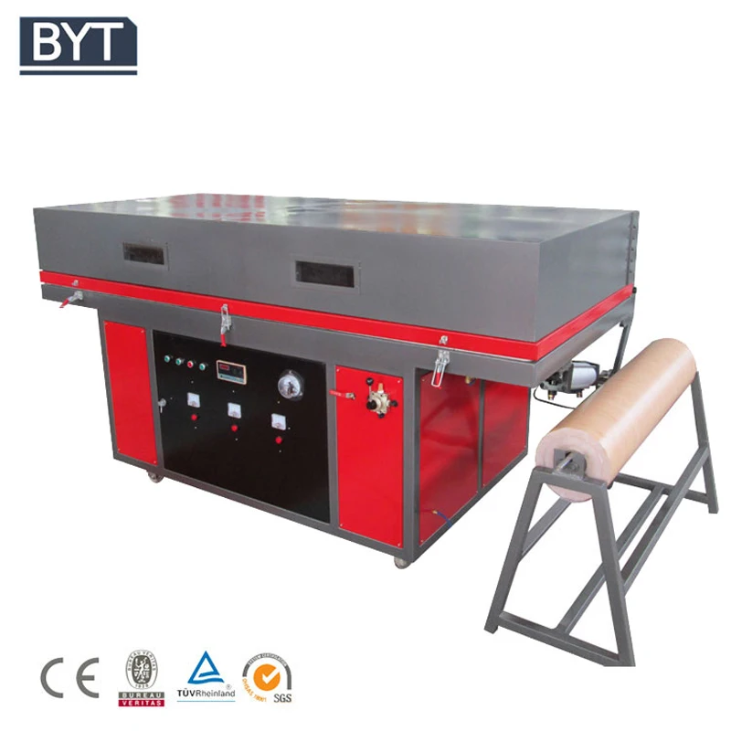 

3D foil laminating machine for wood door making
