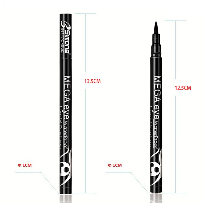 Профессиональный Completa Black Eye Liner Pencil Водонепроницаемый натуральный быстросохнущая не цветущие Eye Liner Pen долговременная Красота Макияж