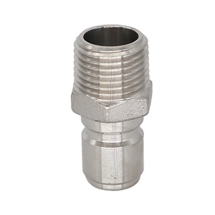 Stainless Steel Male Quick Disconnect Set, Homebrew Pipe Fitting, 1/2