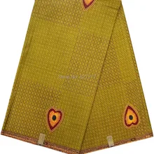 Настоящий батик в африканском стиле Настоящие Восковые принты 6 ярдов Анкара ткань с рисунком качественный чистый хлопок java стиль восковые ткани batick F482