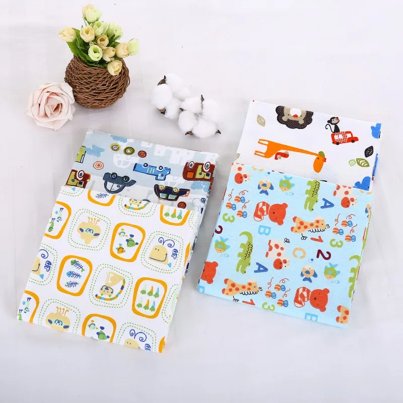 

4Pack 76x76cm Newborn Infant Baby Sleeping Swaddle Kid Soft Cotton Blanket Wrap Newest