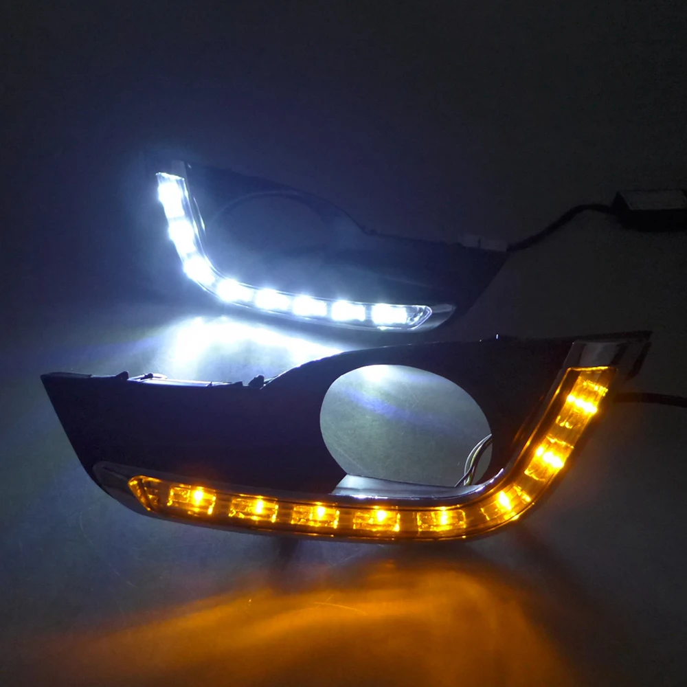 New Car LED Daytime Running Lights DRL For Nissan Teana 2013 2014 Turn