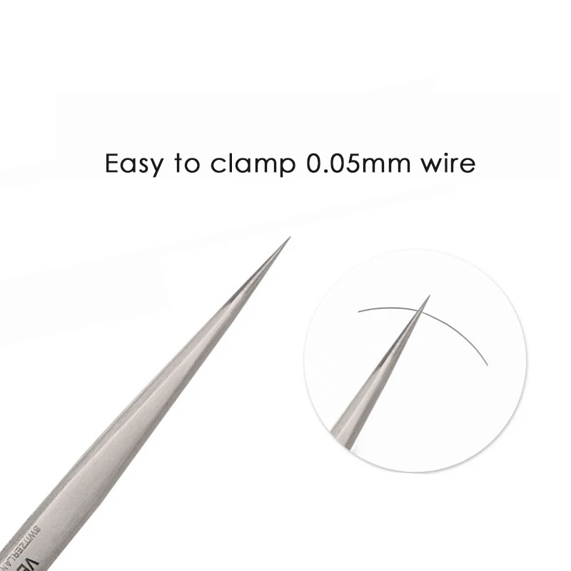 Vetus 6 Pcs/lot TS10 TS-11 TS-12 TS-13 TS-14 TS-15 High elastic acid & alkali resistant stainless steel tweezers