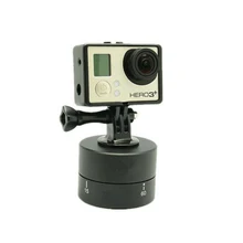 Atraso de 360 graus de rotação pan/tilt delayer rotação automática gimbal para GoPro Hero 4 3 + temporizador
