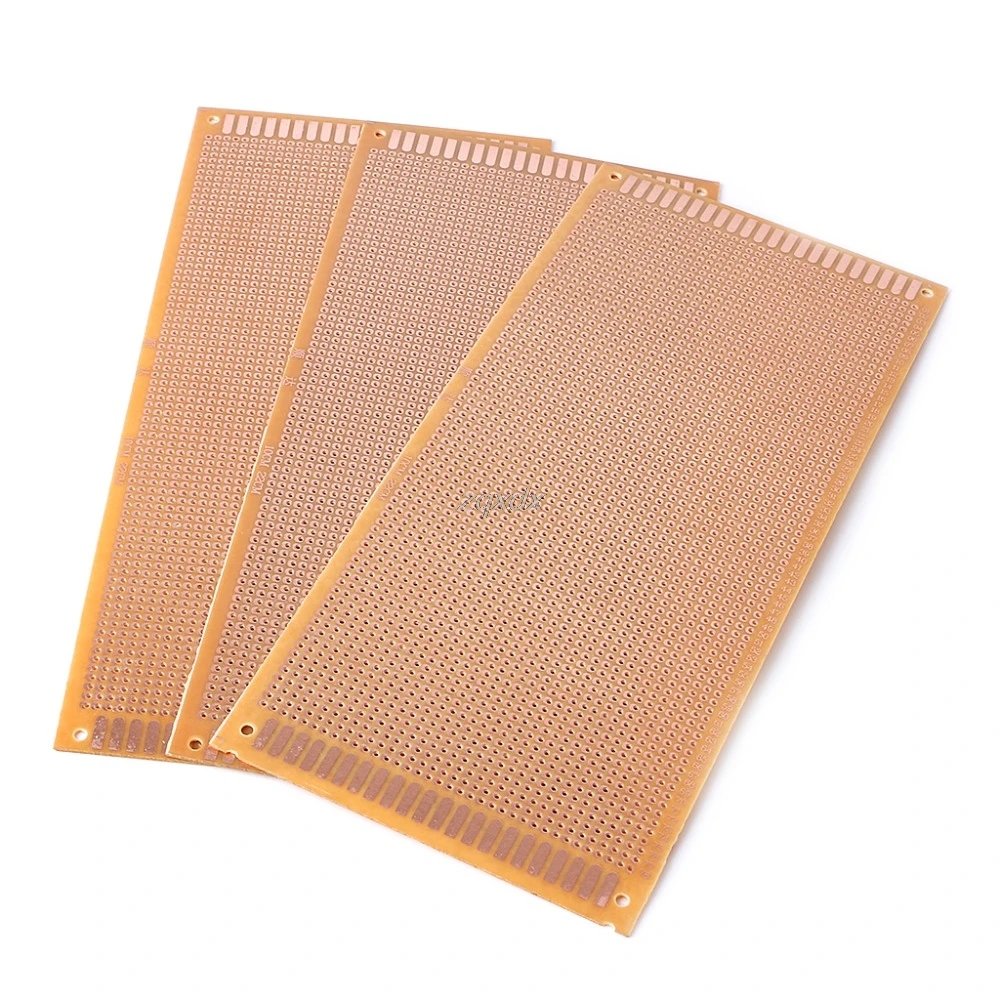 

3 Pcs One Side Prototype Matrix PCB Printed Circuit Board 22cm x 10cm Z10 Drop ship