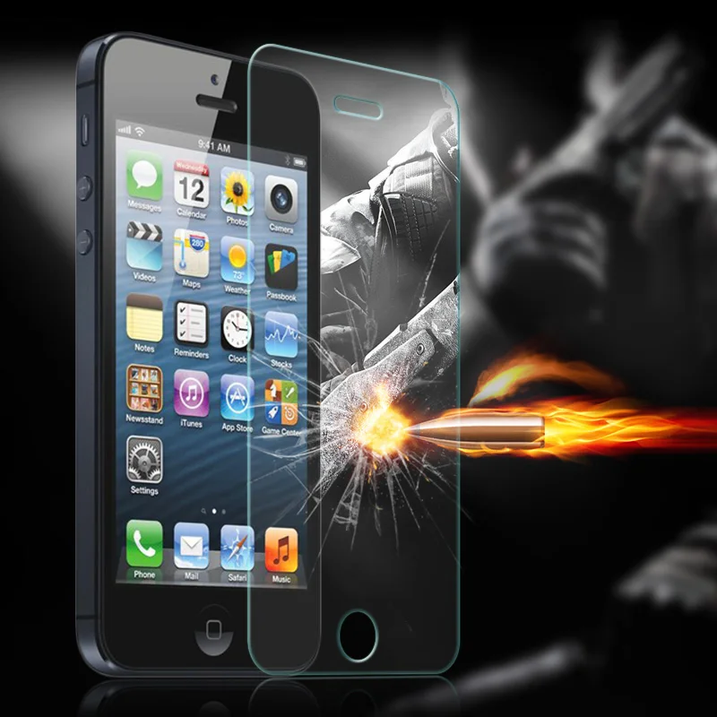 Tempered Glass Screen Protector For iPhone 7 Plus 6 6s 6S 5 5S 5C 4S Pelicula de Vidro Protective Guard Film Verre | Мобильные