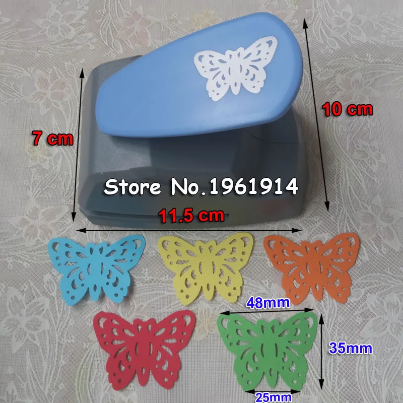 Free shipping 48mm butterfly punches limited edition large craft
