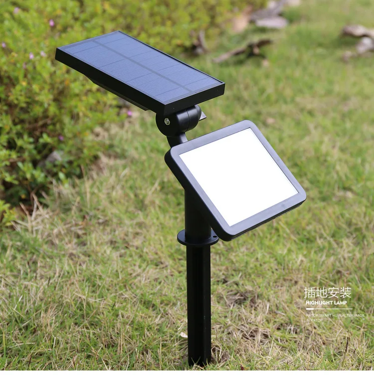 Modo de Montagem na Parede de Casa à Prova Lâmpada do Gramado do Jardim Luz de Energia Água Levou Solar 48 5 d' Cheap Coletores solares