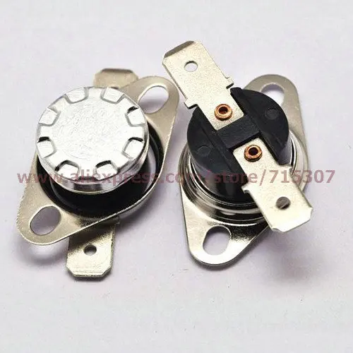PHISCALE 5pcs Temperature Switch KSD301 thermostat switch 70C degree
