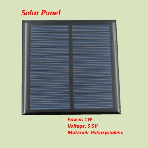 Мини солнечная панель 5,5 В 6 в 9 в Банк солнечной энергии панели поли модуль DIY мощность для света батареи сотовый телефон зарядные устройства портативный - Цвет: 5.5V 1W