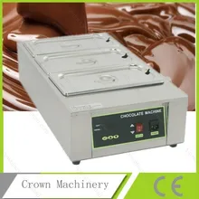 12 кг грузоподъемность Электрический 3 решетки Коммерческая плавильная машина для шоколада в машины для приготовления закусок