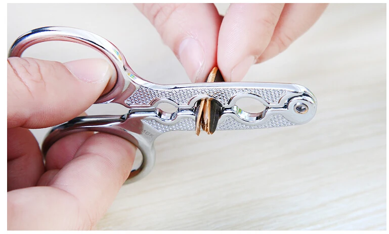 Quick Easy Stainless Steel Melon Seed Plier Sunflower Seed Nut Opener Home Tool