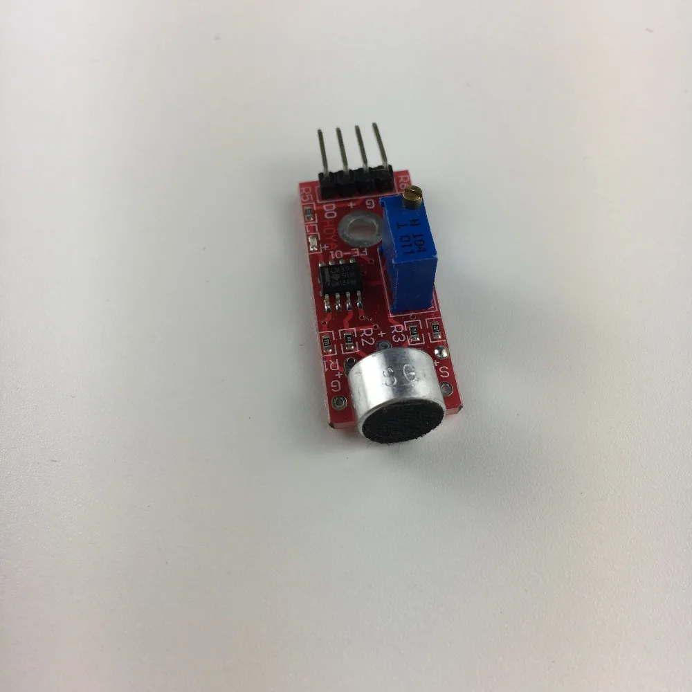 

KY-037 New 4pin Voice Sound Detection Sensor Module Microphone Transmitter Smart Robot Car for arduino DIY Kit