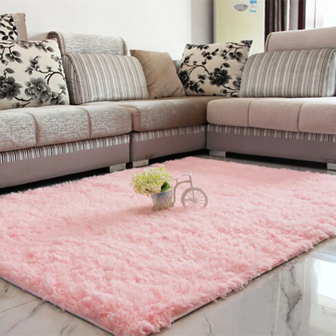 90 160cm Anti Skiding Floor Mat Fluffy Blanket Fashion Bedroom 90 160cm Anti Skiding Floor Mat Fluffy Blanket Fashion Bedroom Nonslip Lounge Cushion Home Rug Gy Area Dining Room In From Garden On