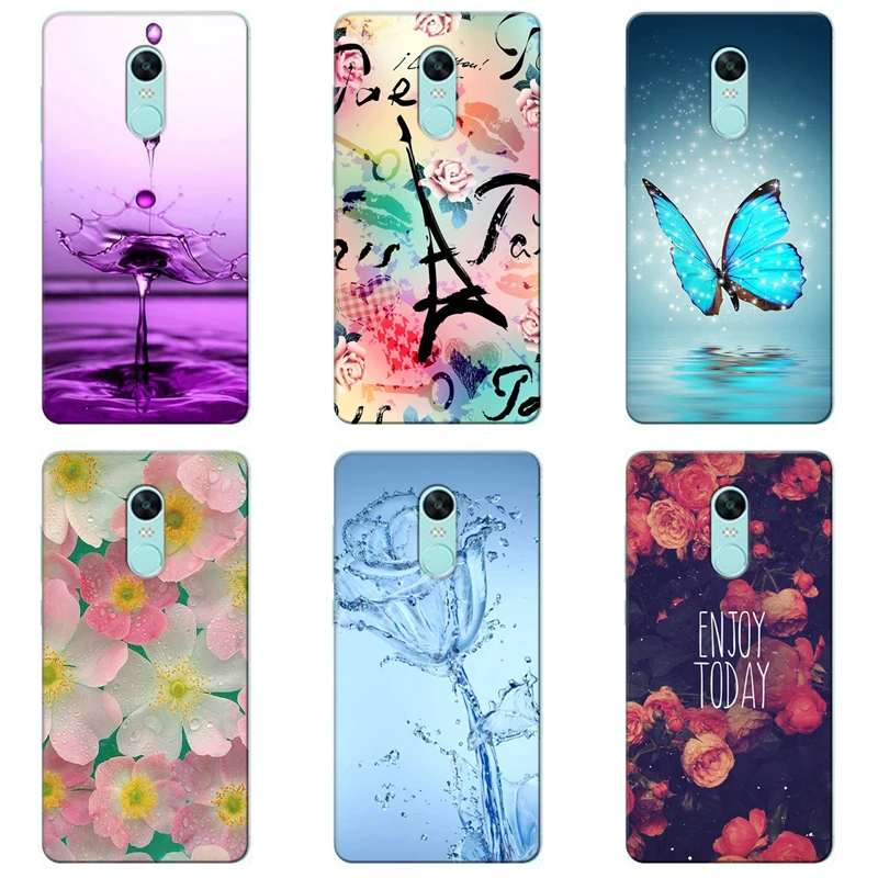 

Printed Cell Phone Case Cover for Xiaomi Redmi Note 4X 3G 32 GB / Redmi Note 4 Global Version Colorful Back Covers Coque Para