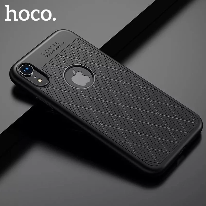 

HOCO Loyal Series Silicon Cases For iPhone X Xr Xs Max Case Anti Fingerprint Phone Cases For iPhone X Xr XS Cover