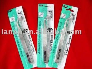 

100 PCS Wholesale Stainless Eyelash Tweezers