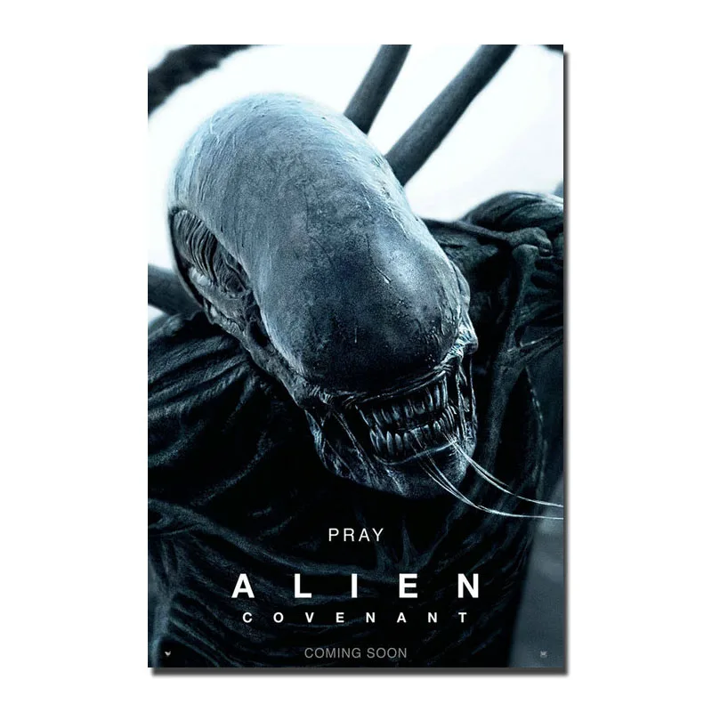 Alien covention (2017) Шелковый парусиновый постер из фильма 13x20 24x36 дюймов, фотографии для украшения дома 003|picture for home|canvas postercanvas picture | АлиЭкспресс