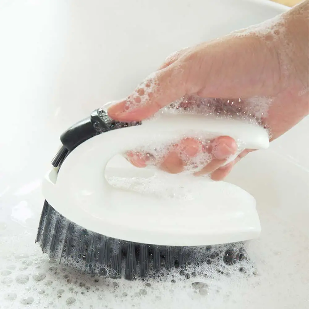2 в 1 Пластик Cleaner кисть мягкие волосы мыть обувь щетка Прачечная Одежда